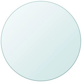 Table Top Tempered Glass Round 27.6"
