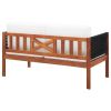 Patio Sofa 2-Seater Solid Acacia Wood
