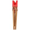 Director's Chair Solid Teak Wood Red