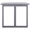 Folding Balcony Table 35.4"x19.7"x29.1" Solid Acacia Wood