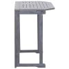 Folding Balcony Table 35.4"x19.7"x29.1" Solid Acacia Wood
