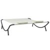 Patio Lounge Bed Fabric Cream