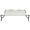 Patio Lounge Bed Fabric Cream