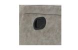 Denali Faux Leather Upholstered Loveseat Made With Wood Finished in Gray