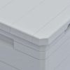 Patio Storage Box 23.8 gal Light Gray