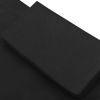 Patio Lounge Bed Fabric Black