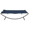 Patio Lounge Bed Fabric Blue
