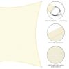 16'x16' Square Sun Shade Sail/ Rice White