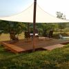 16'x16' Square Sun Shade Sail/ Rice White