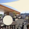 16'x16' Square Sun Shade Sail/ Rice White