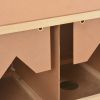 Chicken Laying Nest 2 Compartments 24.8"x15.7"x25.6" Solid Pine Wood