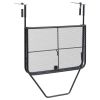 Balcony Table Black 23.6"x15.7" Steel