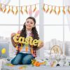 5pcs; Easter Carrot Hanging Ornaments; Premium Foam Glitter Artificial Carrots For Easter Decoration