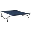 Patio Lounge Bed Fabric Blue