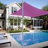 13'x10' Rectangle Sun Shade Sail/Red Purple
