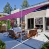 13'x10' Rectangle Sun Shade Sail/Red Purple