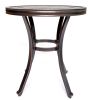 Handmade Dining Table Contemporary Round a Tile-Top Design with Heavy-Duty Aluminum Frame 28" Dia x 28.6" Height