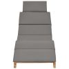 Sun Loungers 2 pcs with Cushions Solid Wood Teak