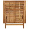 Folding Patio Table 35.4"x35.4"x29.5" Solid Acacia Wood