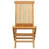 Patio Chairs with Gray Cushions 4 pcs Solid Teak Wood