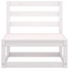 Patio Middle Sofas with Anthracite Cushions 2 pcs Solid Pinewood