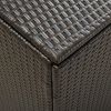 Patio Storage Box Poly Rattan 70.8"x35.4"x29.5" Brown