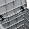 Patio Storage Box 23.8 gal Light Gray