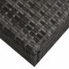 9 Piece Patio Lounge Set with Canopy Poly Rattan Anthracite