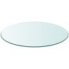 Table Top Tempered Glass Round 15.7"