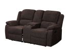Madden Loveseat w/Console (Motion); Brown Chenille 55446