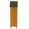 30.3'L X 21.3'W X 70.5'H Outdoor Storage Cabinet Tool Shed Wooden Garden Shed Natural