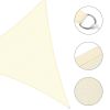 22' x 22' x 22' Triangle Sun Shade Sail/ Rice White