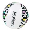 Inflatable beach ball; colorful cheetah pool float; suitable for both children and men