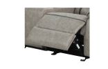 Denali Faux Leather Upholstered Loveseat Made With Wood Finished in Gray