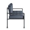 Brantley Loveseat in Gray Velvet &amp; Sandy Gray Finish LV00426