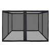 Gazebo Replacement Mosquito Netting 10*10Inch/Black