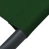 Patio Lounge Bed with Canopy and Pillows Green