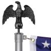 Plastic Eagle Flagpole Head for 20/25/30ft