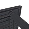 Patio Table Anthracite 49.6"x29.9"x28.3" Plastic