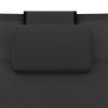 Sun Lounger Textilene and Aluminum Black