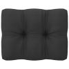 8 Piece Patio Lounge Set with Cushions White Solid Pinewood