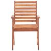 Patio Dining Chairs 3 pcs Solid Acacia Wood