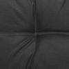 Patio Middle Sofas with Anthracite Cushions 2 pcs Solid Pinewood