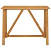Patio Bar Table 55.1"x27.6"x40.9" Solid Acacia Wood