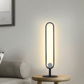 Double Pole Light Luxury Floor Creative Atmosphere Lamp Bedroom Vertical Bedside Creative Eye Protection Lamp (Option: E)