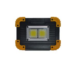 Rechargeable COB Searchlight, High-power Floodlight Work Light (Option: Double square)