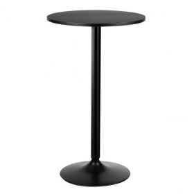 The pub bar table 24 Inch Round Bistro Bar Cocktail Table (Color: as Pic)