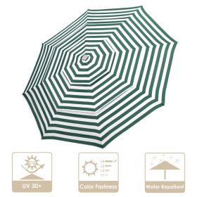 10FT Tiers Umbrella Cover Replacement (Color: as Pic)