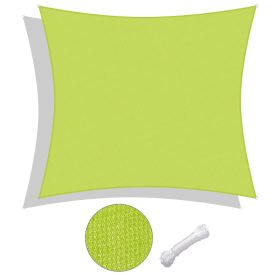 22'x23' Rectangle Sun Shade Sail/ Fruit Green (Color: as Pic)