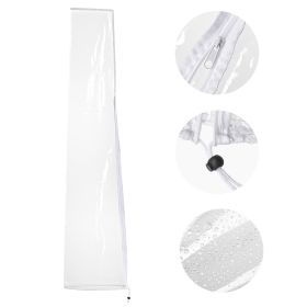 Transparent PVC Umbrella Cover Bag For 8ft 9ft 10ft Umbrellas (Color: as Pic)